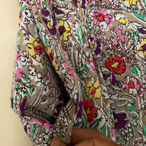 Strapless floral jumpsuit w/ pockets - Picture 9 of 10